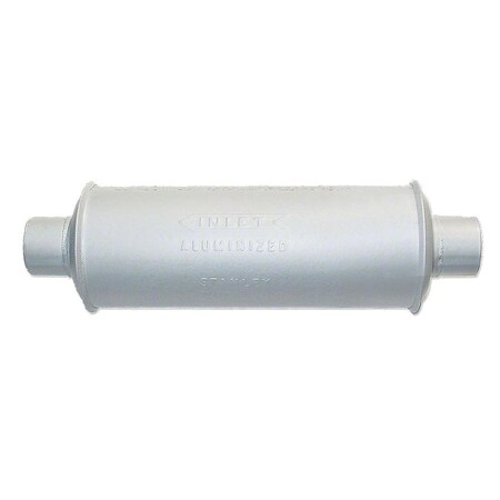 Aftermarket OLS061 Muffler, Horizontal Round Body  Fits Oliver Model 70 OLS061-STR